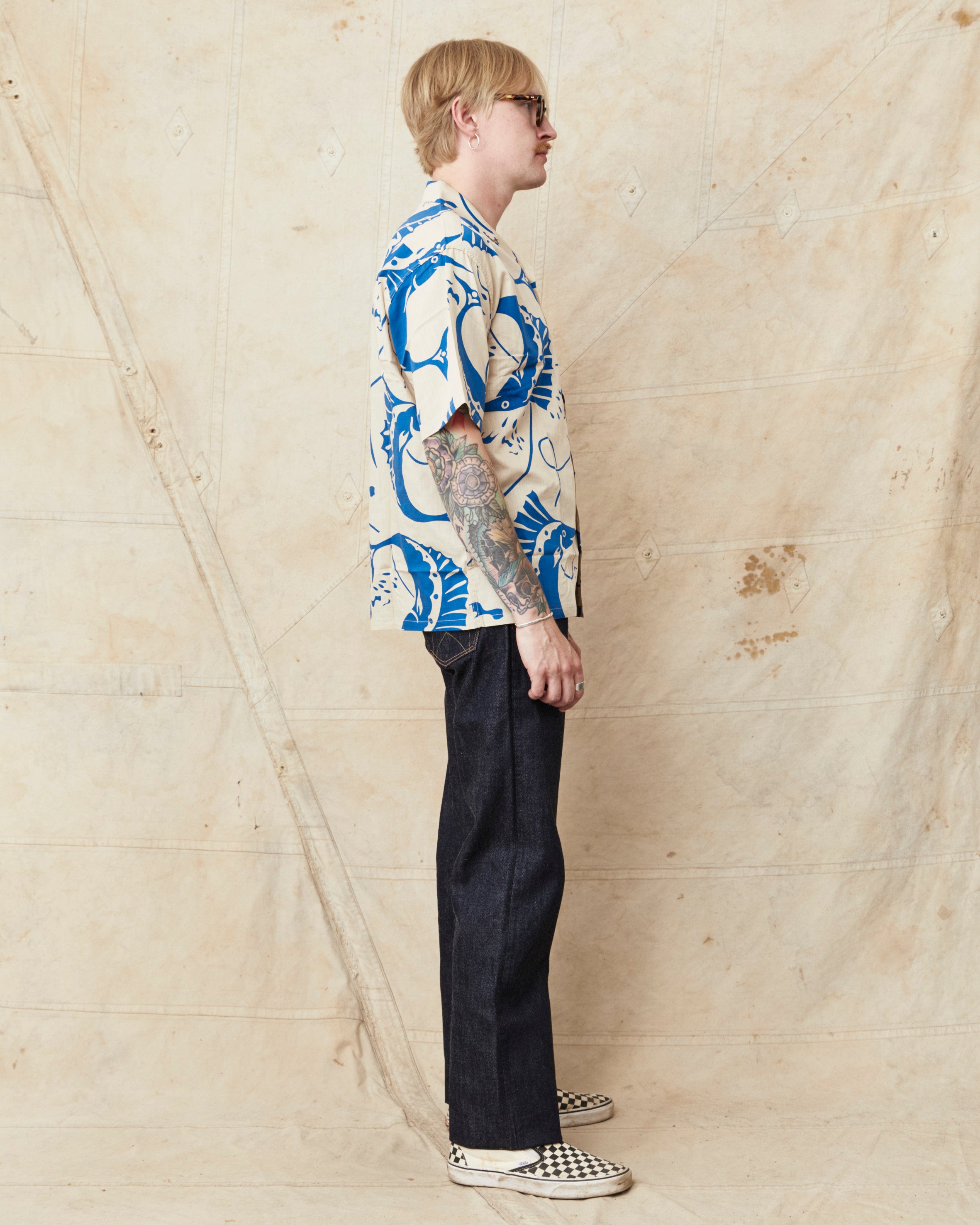 ジョングラッコー Lot JG-18 Sailfish Shirt JG-18 Sailfish Shirt John Gluckow x Warehouse | union online shop