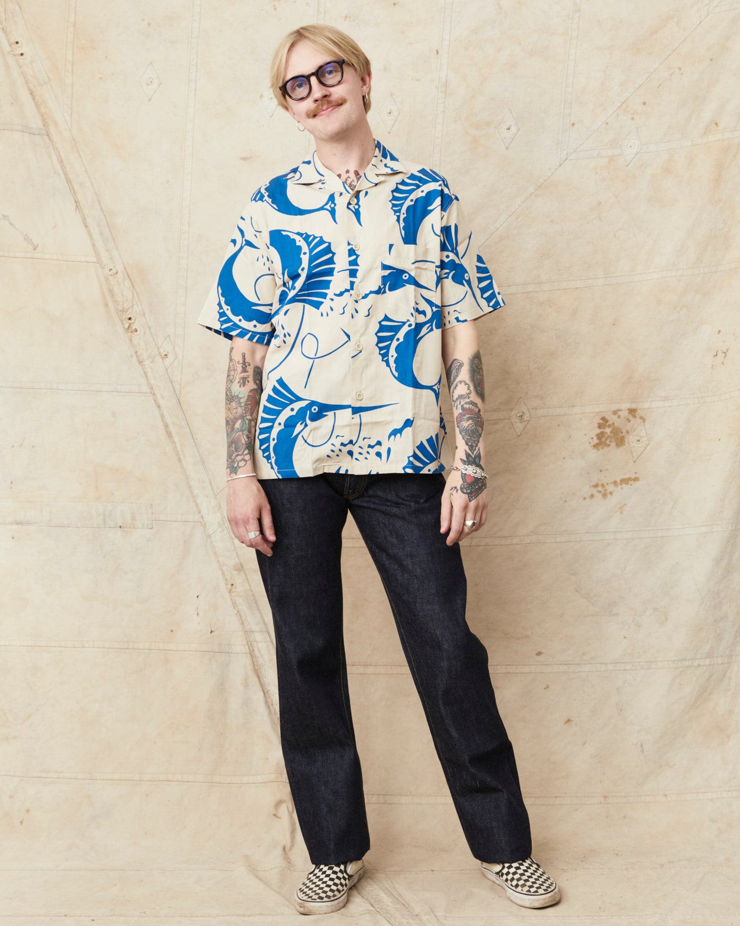 Warehouse & Co. John Gluckow Lot JG-18 Sailfish Shirt