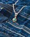 Larry Smith 18K Gold Baby Thunderbird Turquoise Pendant NL-0144-18KYG
