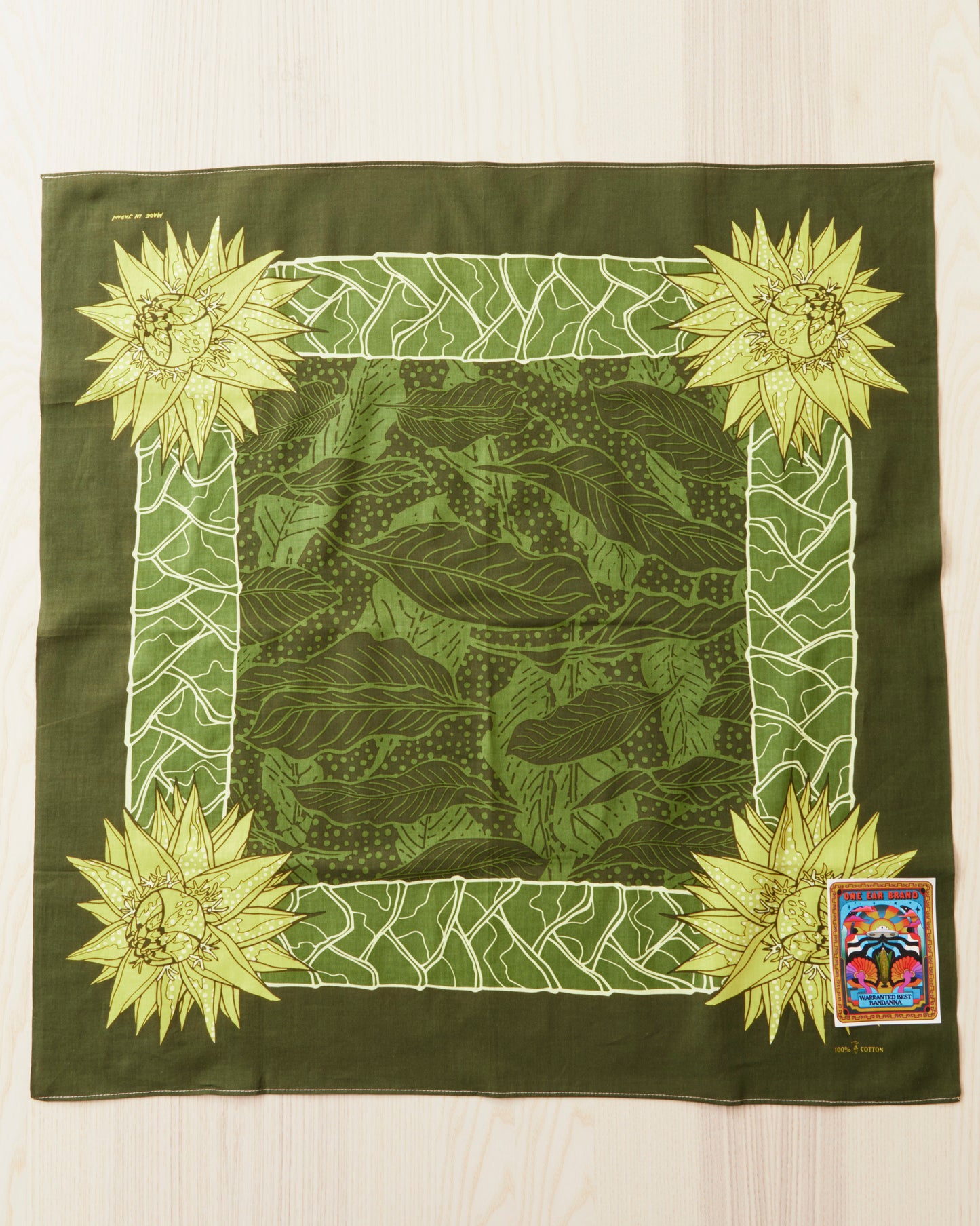 One Ear Brand Musella Lasiocarpa Bandana