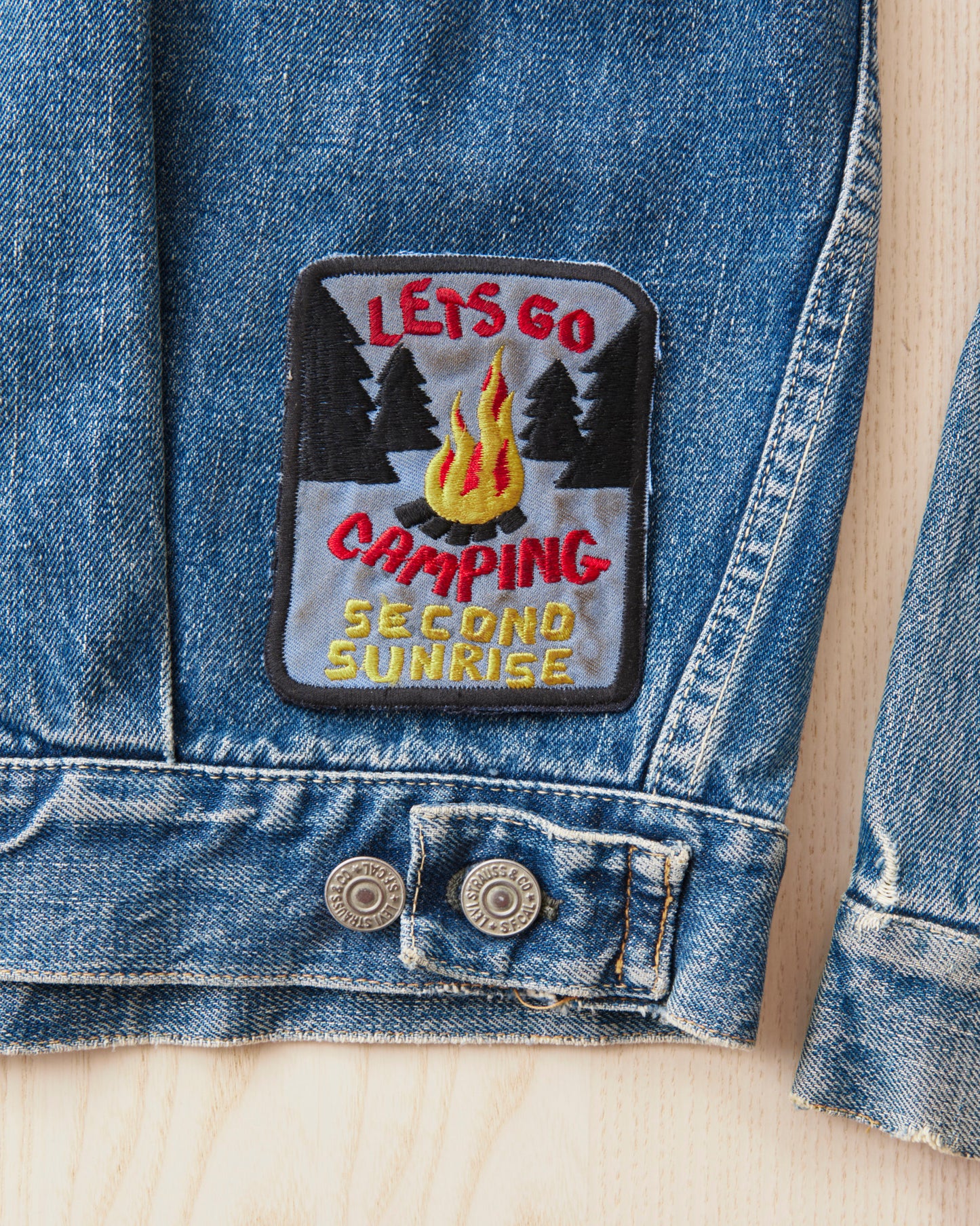 Second Sunrise Lets Go Camping Patch