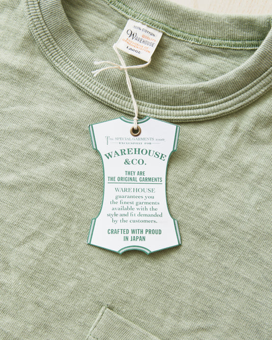 Warehouse & Co. Lot 4601 Pocket T-shirt Pale Green
