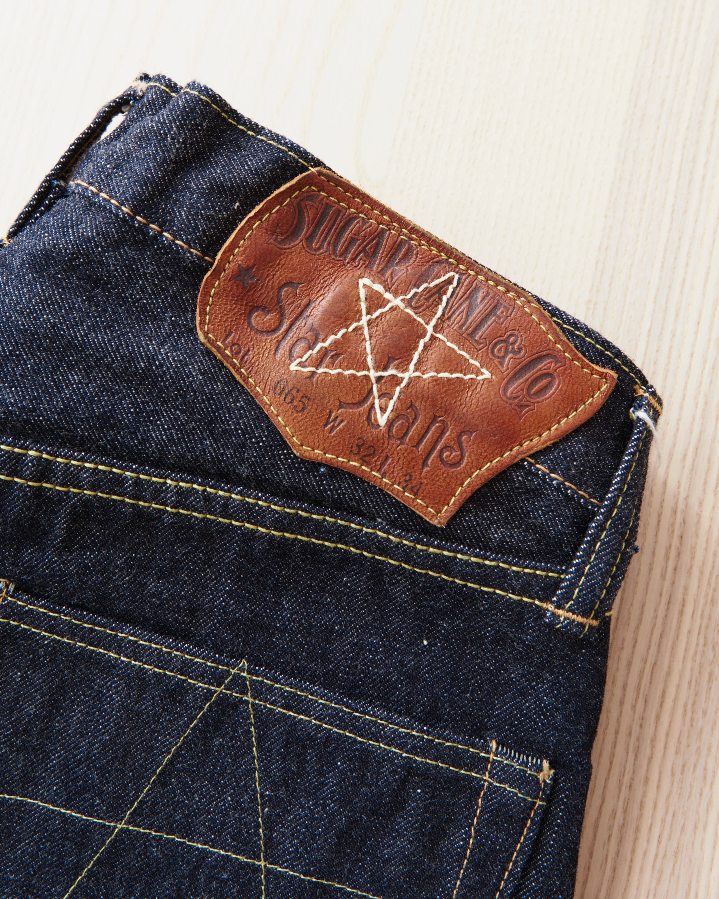 Sugar cane & Co. Lot SC40065 14,25 Oz Denim Union Star Jeans
