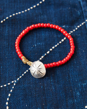 Tenable Crafts TC008 Red White Heart Trade Beads Bracelet