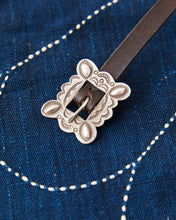 Tenable Crafts TC012 Silver Buckle & Leather Bracelet