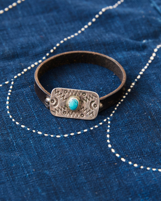 Tenable Crafts TC018 Silver & Leather Bracelet