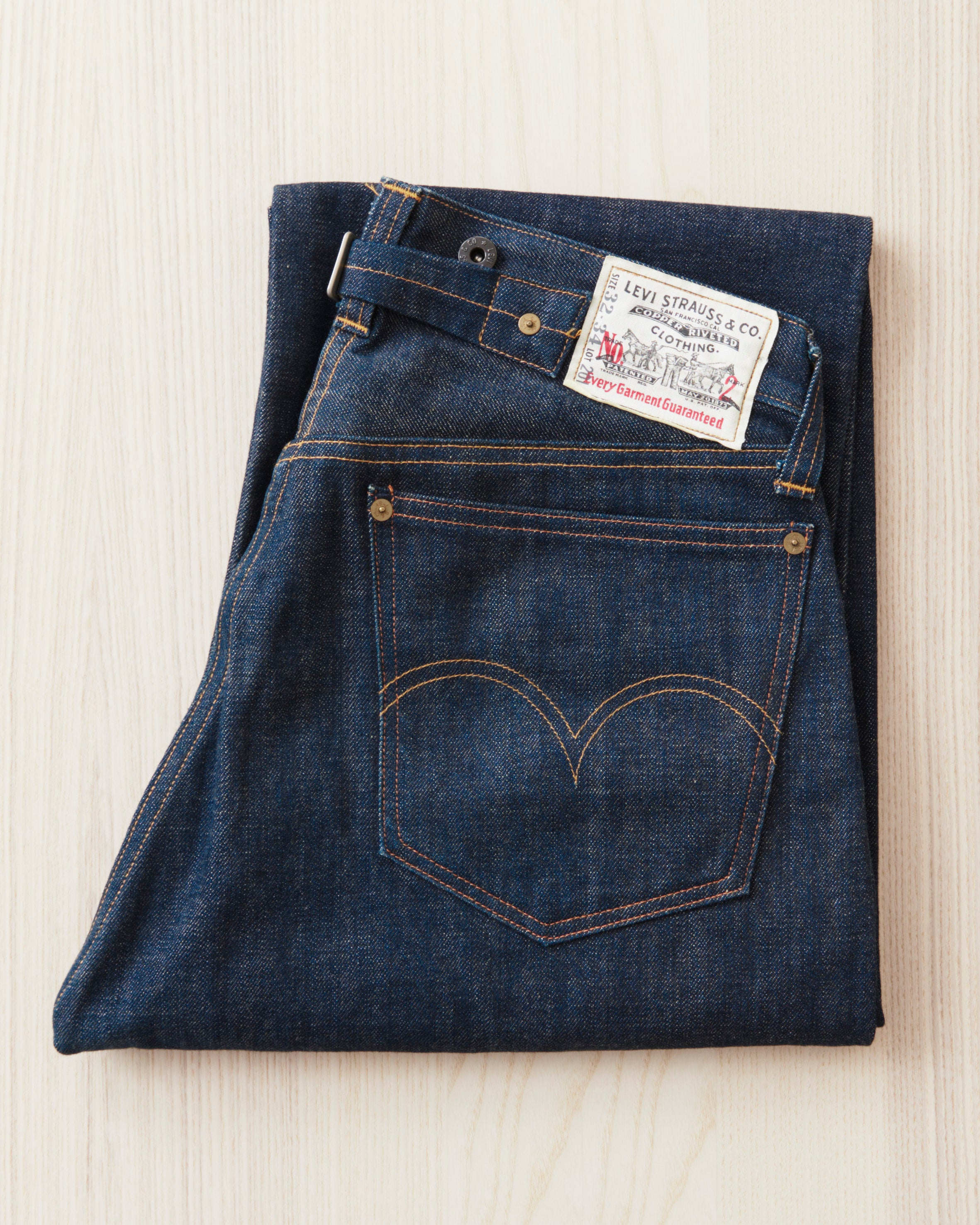 Second Hand LVC 201 Made in USA 555 Valencia Street Jeans W32/L34