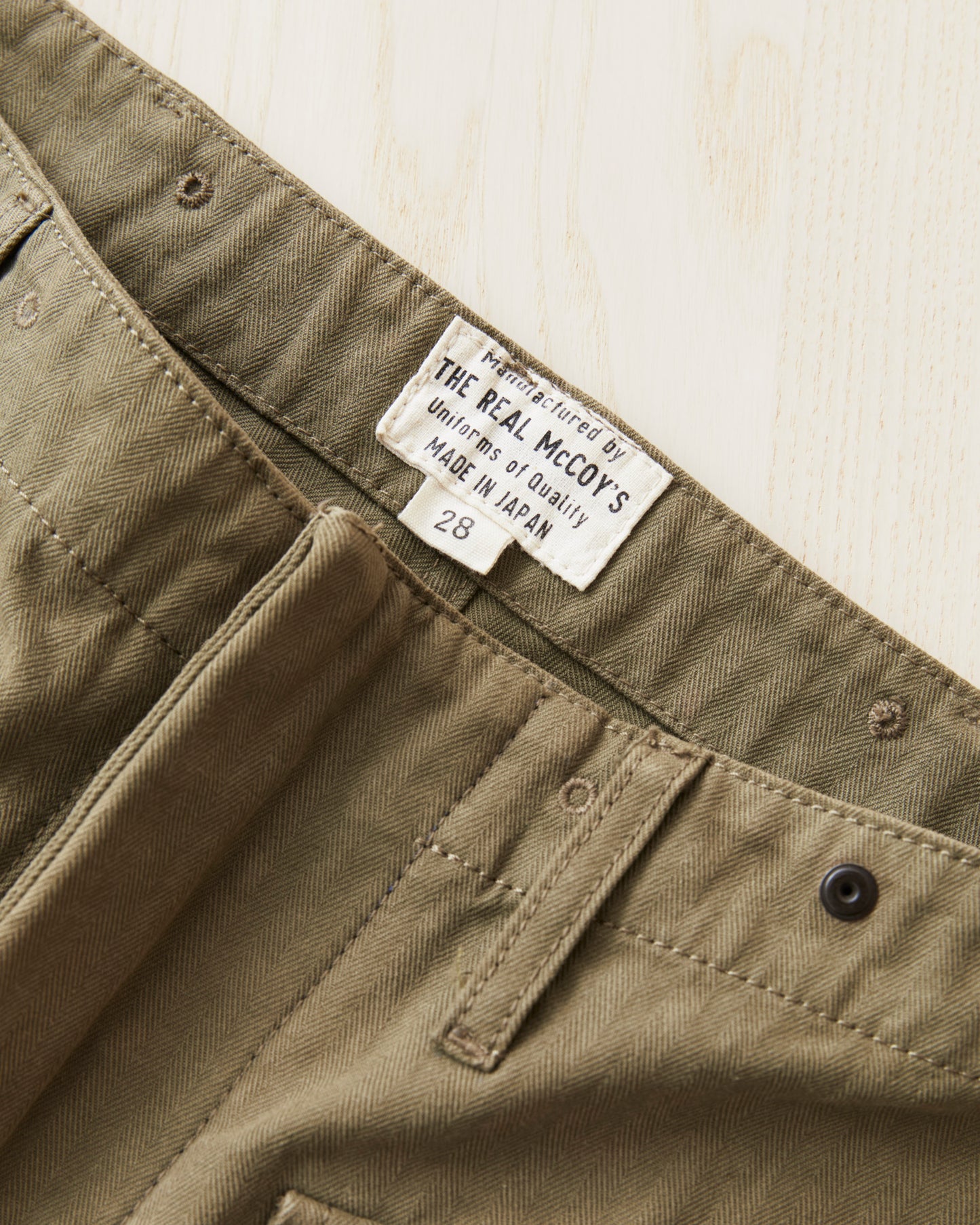 Second Hand the Real McCoy's P-44 Utility Trousers W28