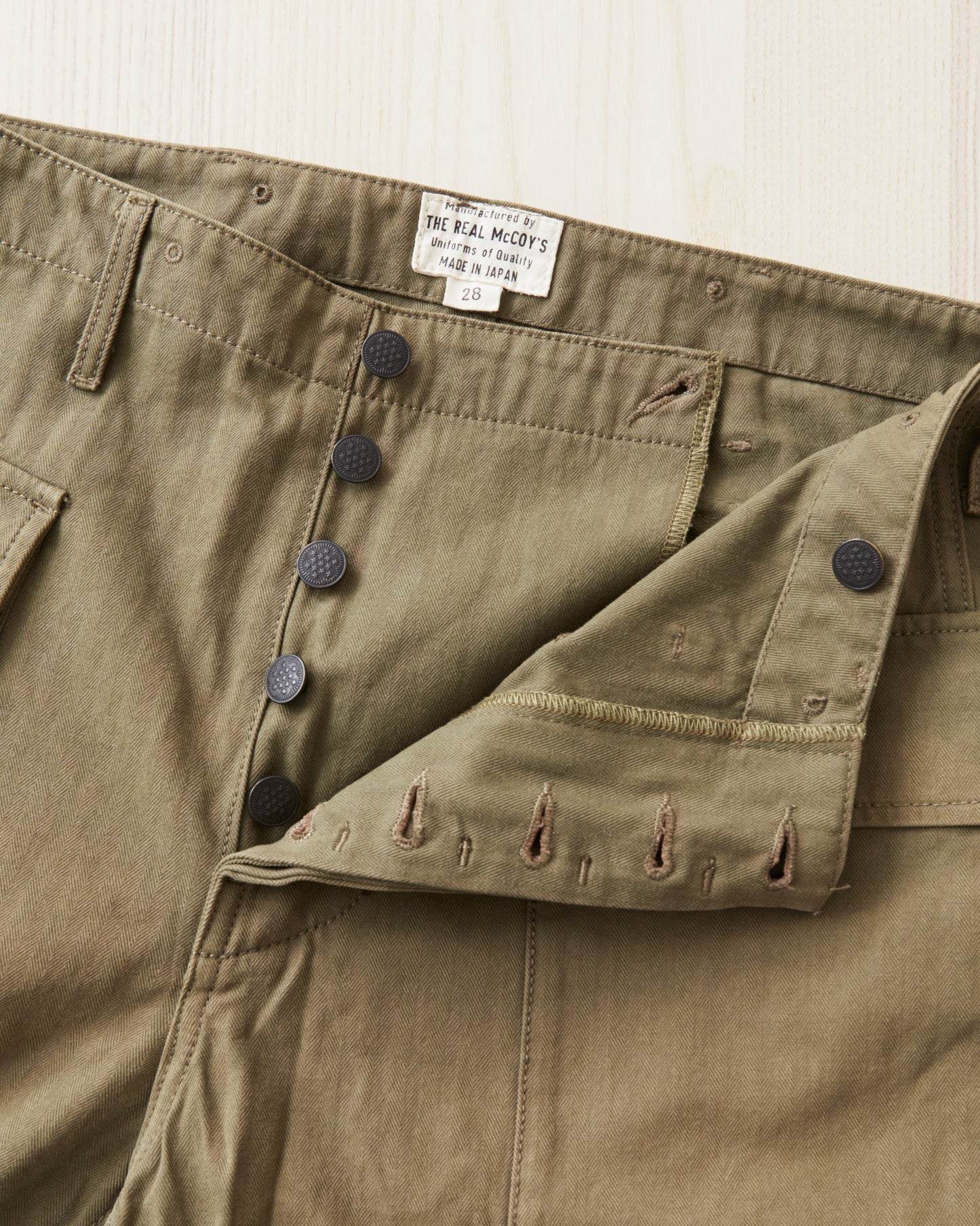 Second Hand the Real McCoy's P-44 Utility Trousers W28
