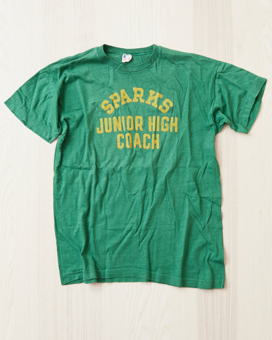 Vintage 50's Champion Running Man T-shirt Green L