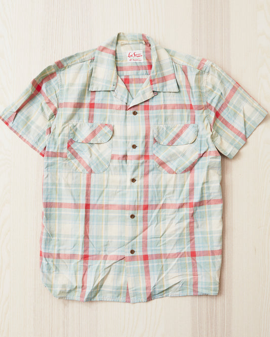 Second Hand Levi's Vintage Clothing Checkered Short Sleeve Shirt M