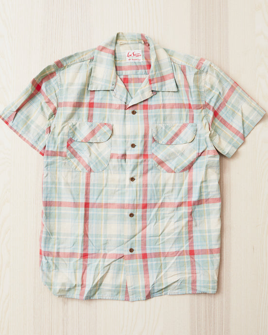 Second Hand Levi's Vintage Clothing Checkered Short Sleeve Shirt M