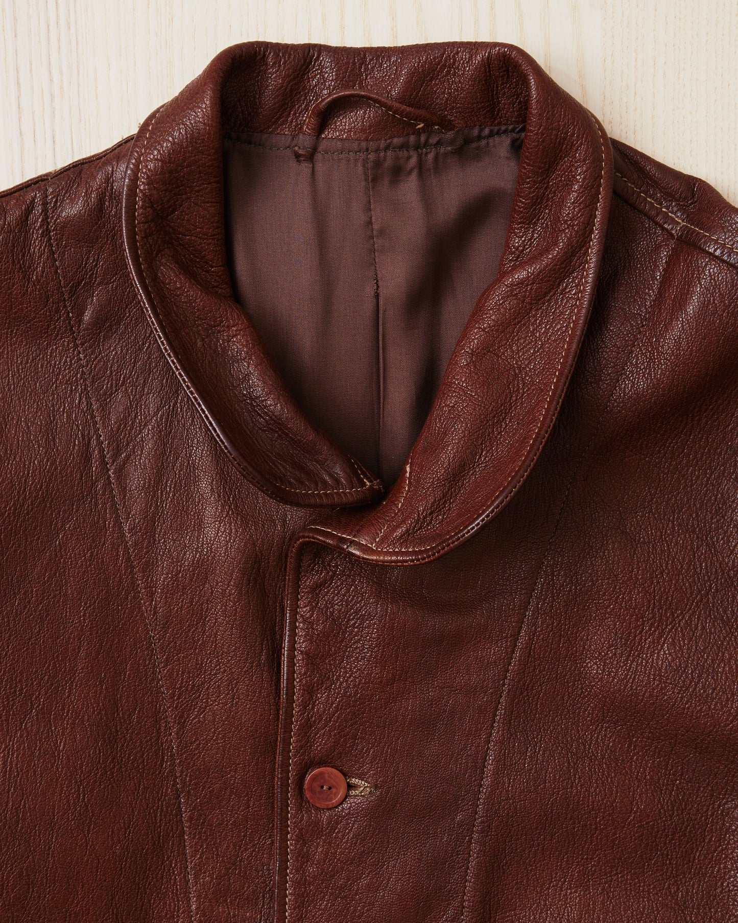 Second Hand Levi's Vintage Clothing Menlo Leather Jacket Size S