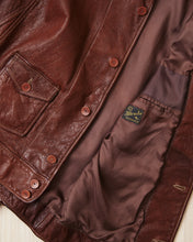Second Hand Levi's Vintage Clothing Menlo Leather Jacket Size S