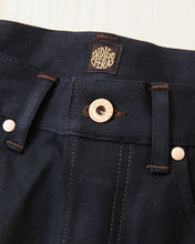 Indigofera Wyatt Bootcut Jeans Uneven Broken Twill Black