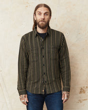 Indigofera McAllen Flannel Work Shirt Black/Beige/Grey