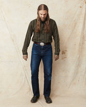 Indigofera McAllen Flannel Work Shirt Black/Beige/Grey