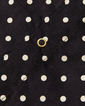 Indigofera Ike Corduroy Polkadot Black Shirt