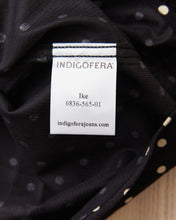 Indigofera Ike Corduroy Polkadot Black Shirt
