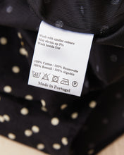 Indigofera Ike Corduroy Polkadot Black Shirt