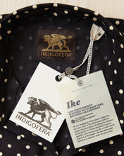 Indigofera Ike Corduroy Polkadot Black Shirt