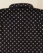 Indigofera Ike Corduroy Polkadot Black Shirt