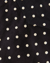 Indigofera Ike Corduroy Polkadot Black Shirt