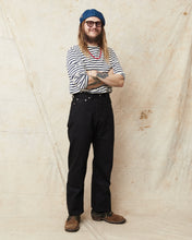 Momotaro MMJE6500 #400 Wide Kyotomontsuki Dyed Jeans Black One Wash