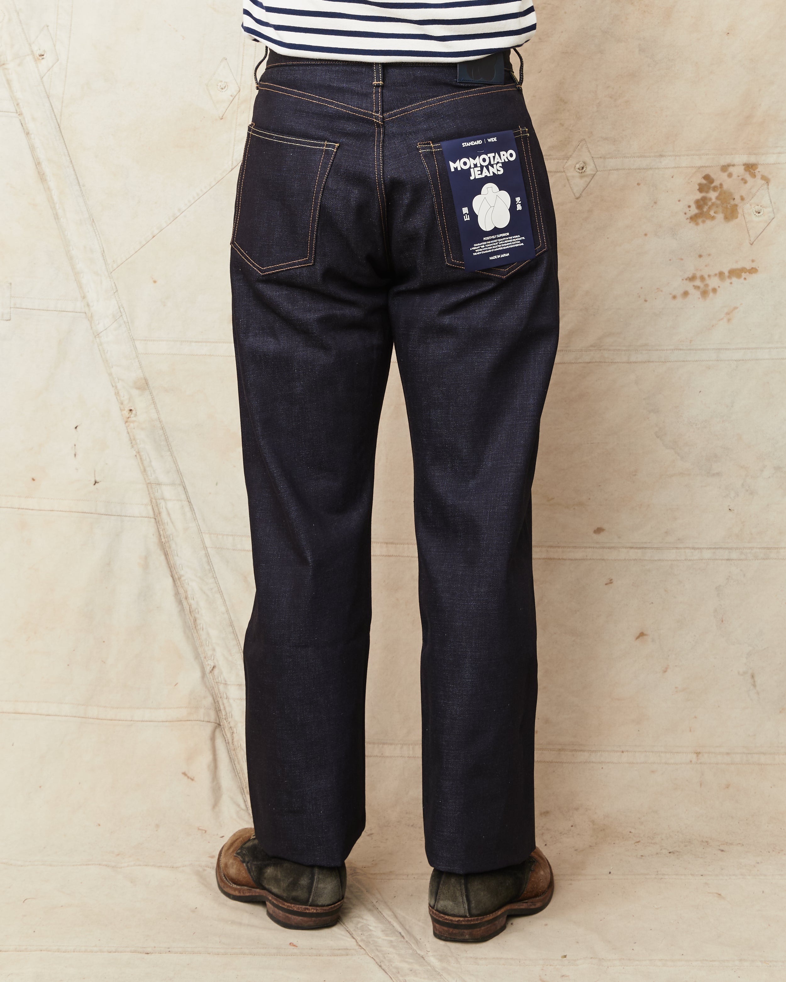 MOMOTARO JEANS MMJB0400 #400 Standard Wide 14.7oz Jeans Indigo