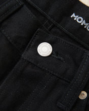 Momotaro MMJE6500 #400 Wide Kyotomontsuki Dyed Jeans Black One Wash