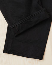 Momotaro MMJE6500 #400 Wide Kyotomontsuki Dyed Jeans Black One Wash