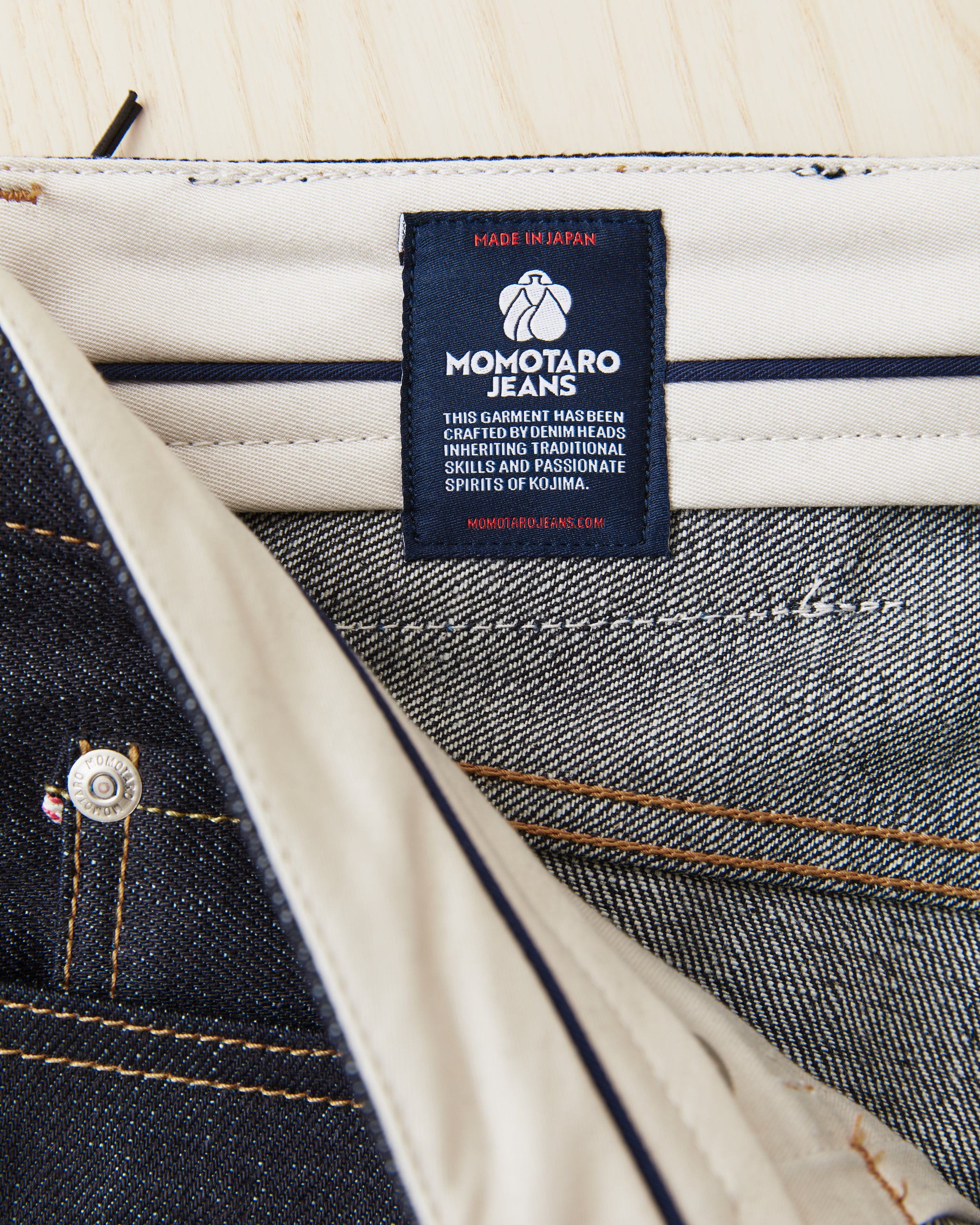 Momotaro MMJB0100 #100 Standard Straight 14.7oz Jeans Indigo