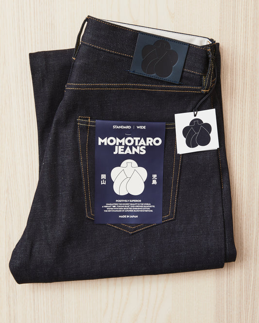 Momotaro MMJB0400 #400 Standard Wide 14.7oz Jeans Indigo