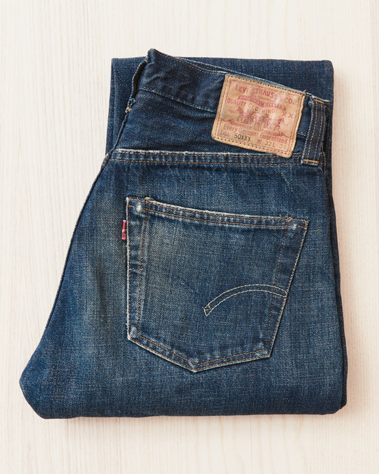 Second Hand LVC 1947 501XX Made in USA 555 Valencia Street Jeans W32/L34
