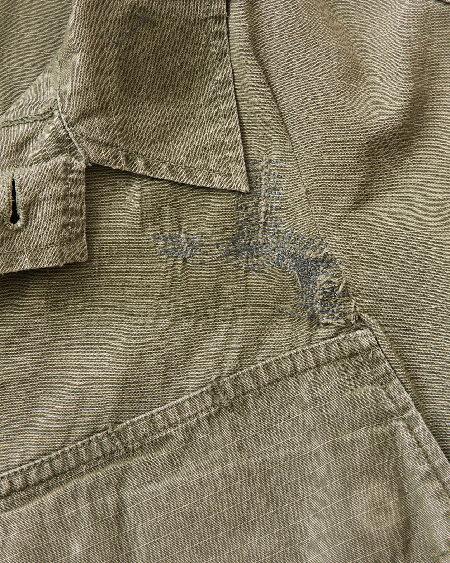 Vintage 1970 4th Pattern US Army Ripstop Tropical Jacket Small-Short