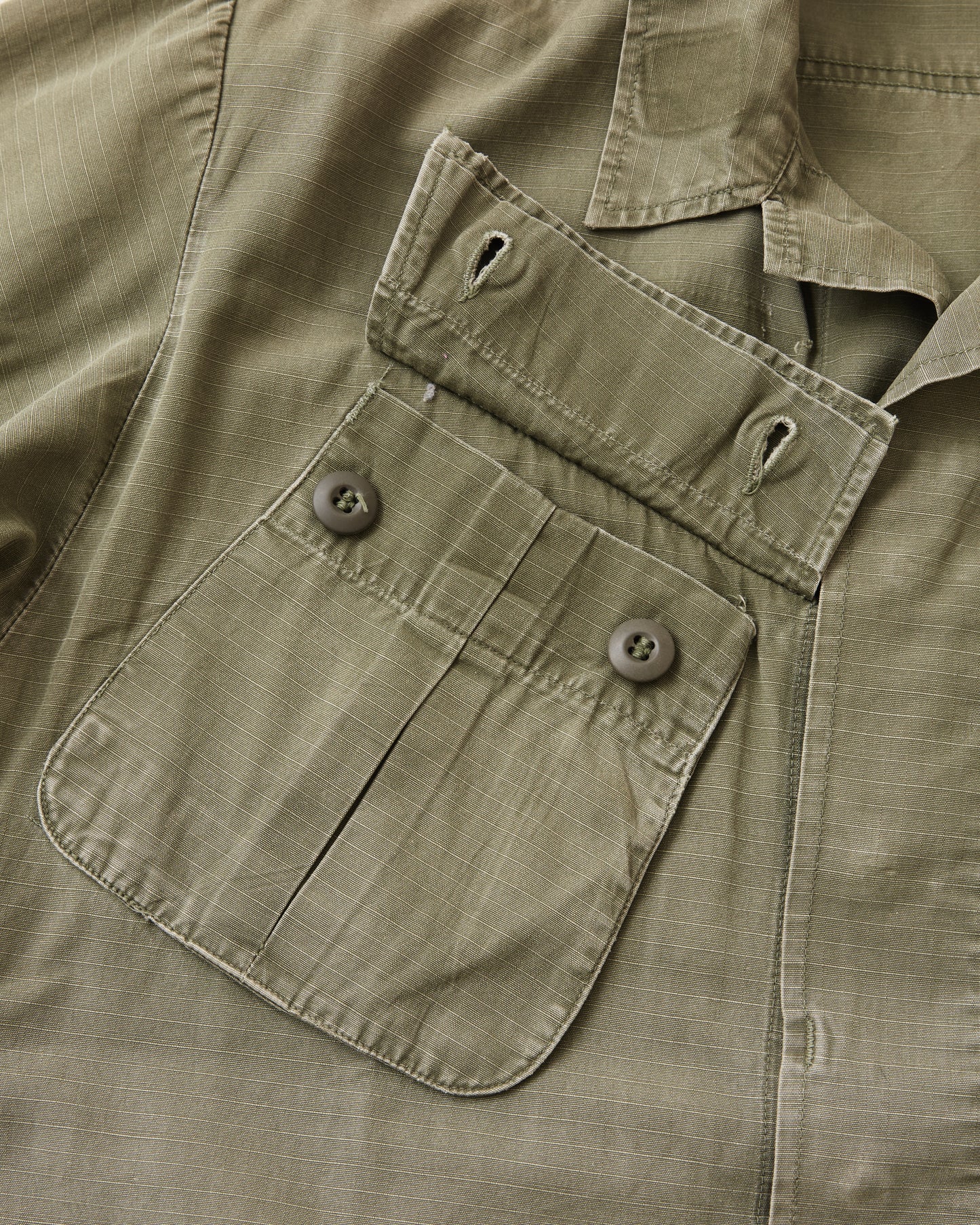 Vintage 1970 4th Pattern US Army Ripstop Tropical Jacket Small-Short