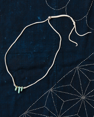 Larry Smith Teardrop Turquoise Necklace Green