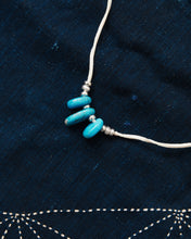 Larry Smith Teardrop Turquoise Necklace Blue