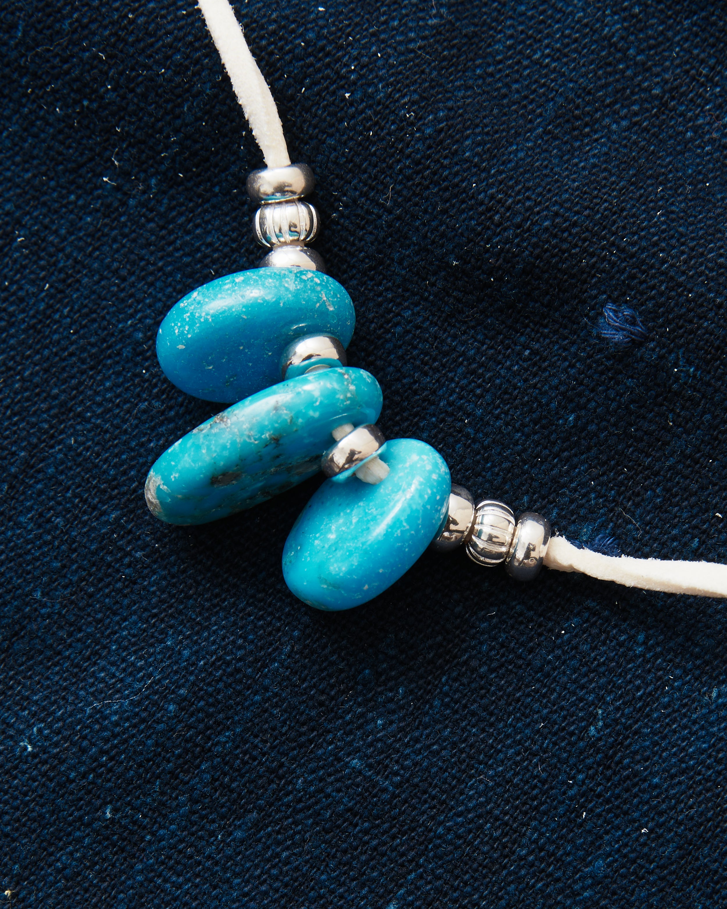 LARRY SMITH /TURQUOISE BEADS NECKLACE ア*ラ様 LARRY SMITH SQUASH
