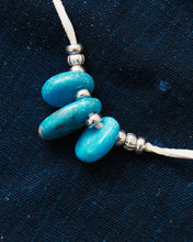 Larry Smith Teardrop Turquoise Necklace Blue
