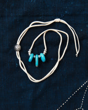 Larry Smith Teardrop Turquoise Necklace Blue