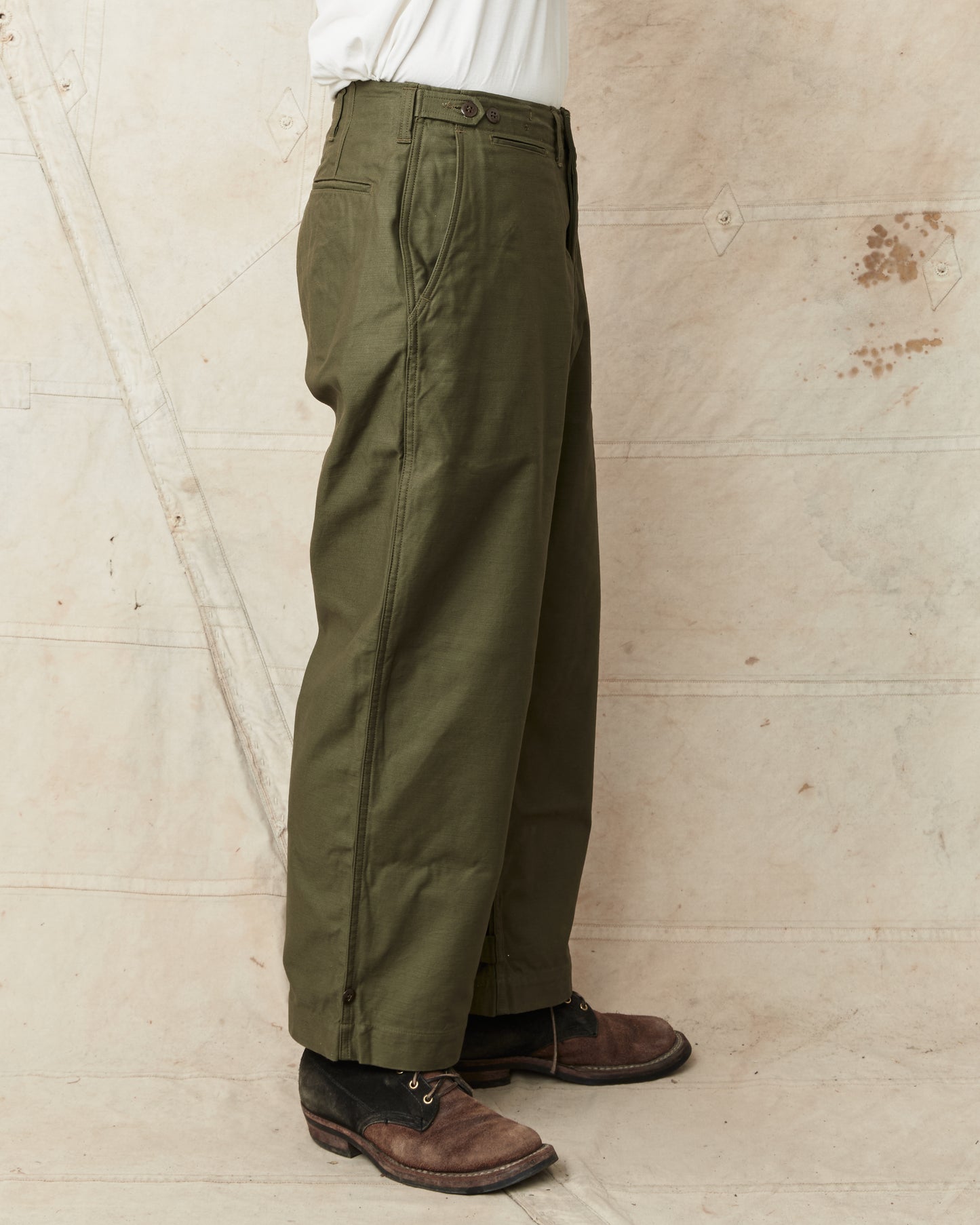 Buzz Rickson's BR42587 M-1943 Model Field Trousers Olive