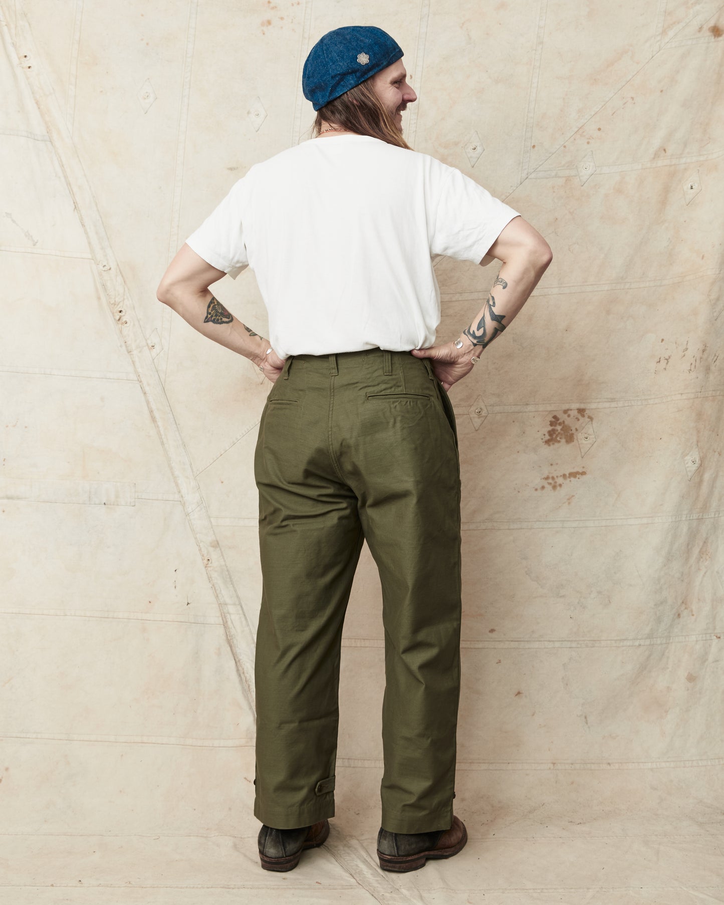 Buzz Rickson's BR42587 M-1943 Model Field Trousers Olive