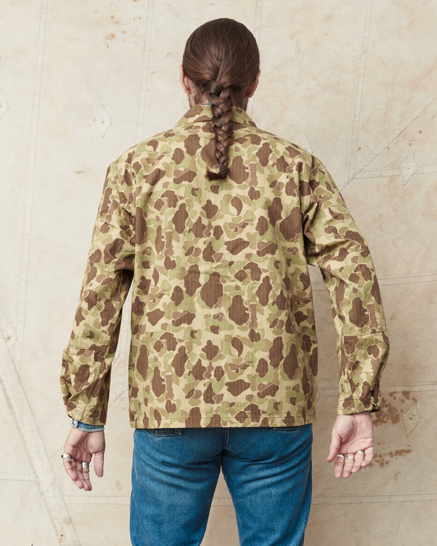 Buzz Rickson's BR15753 Herringbone Twill Frog Skin Camo Jacket