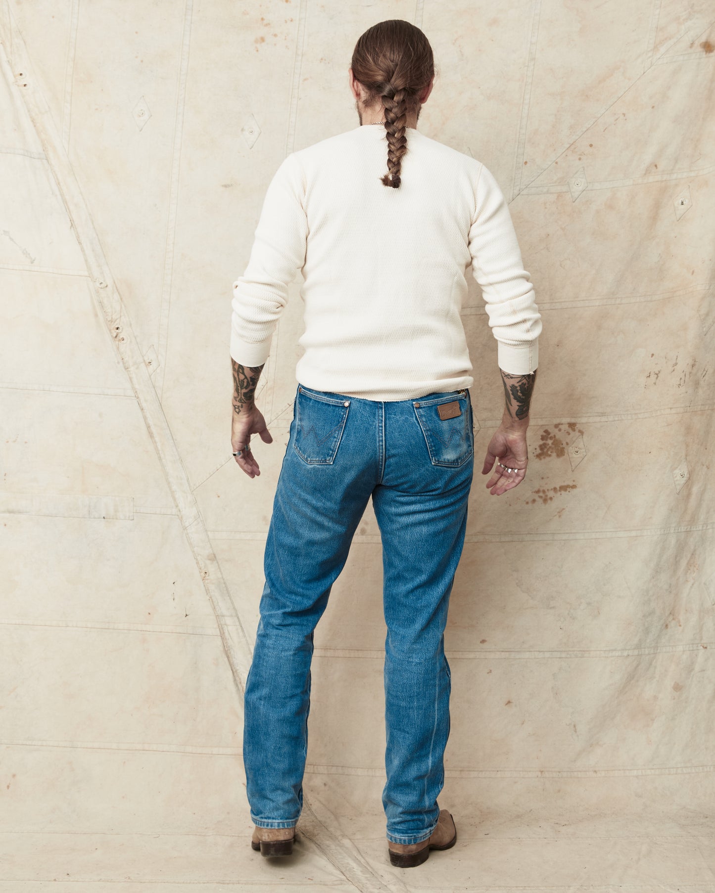 Buzz Rickson's BR63755 Long Sleeve Thermal Shirt White