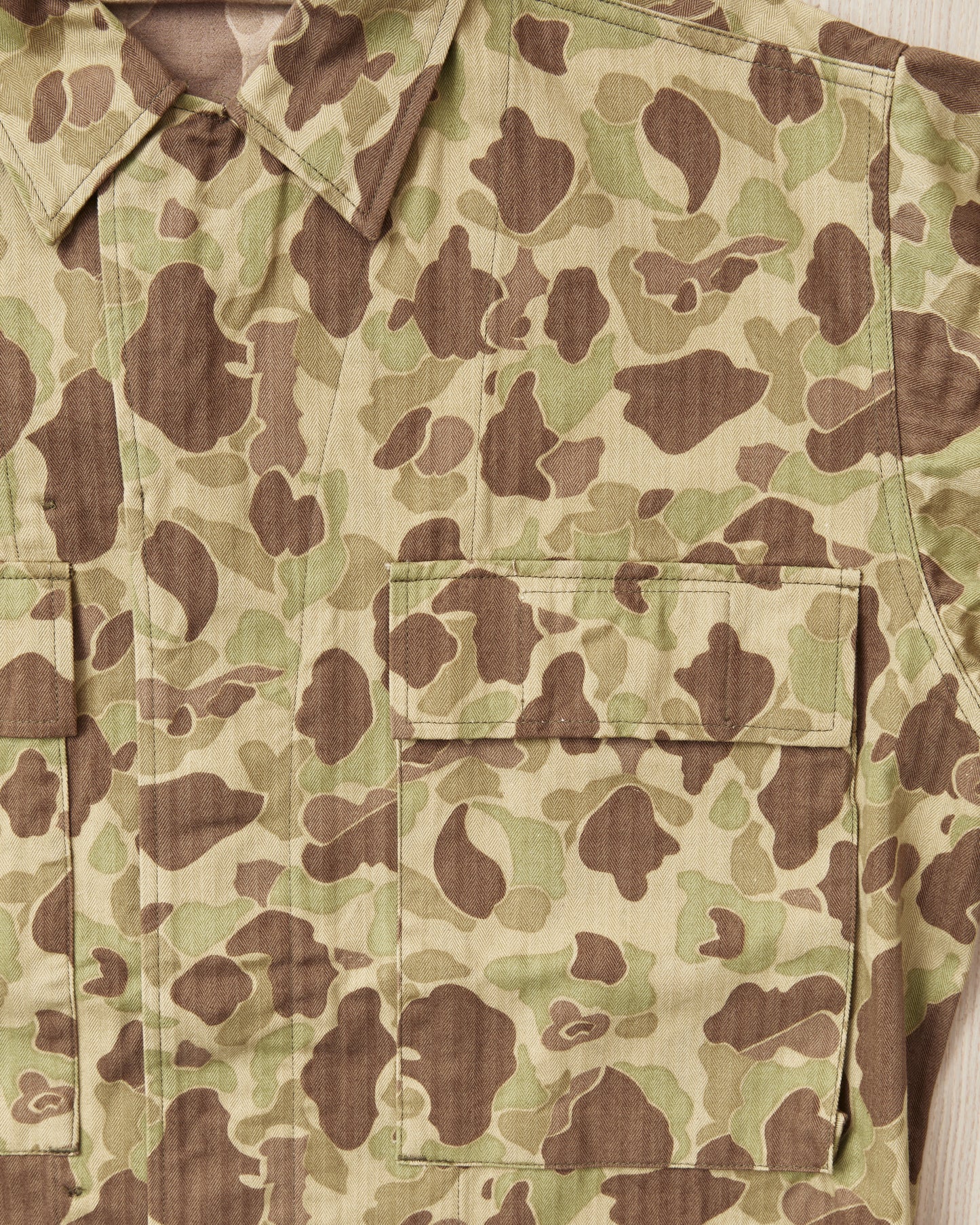 Buzz Rickson's BR15753 Herringbone Twill Frog Skin Camo Jacket