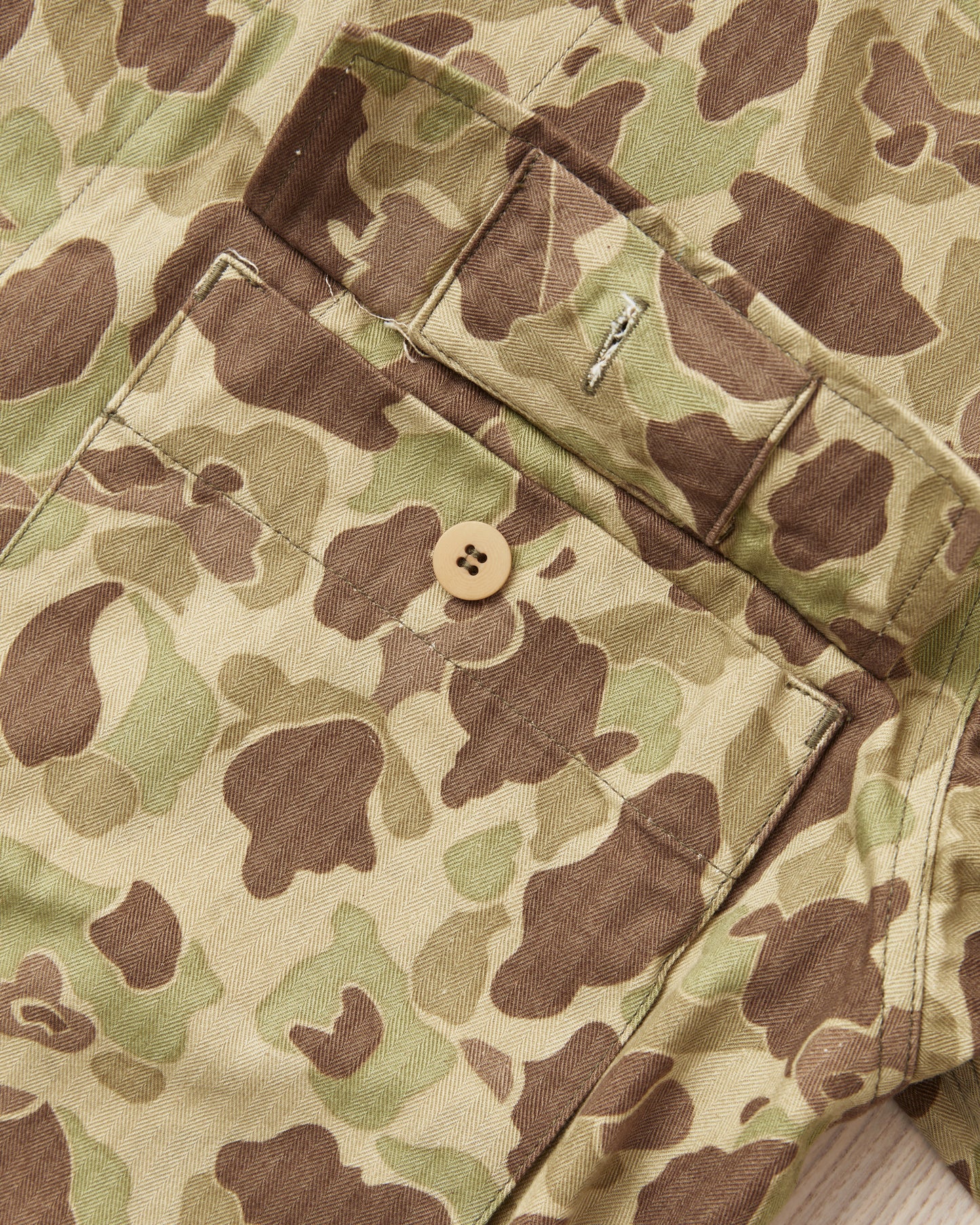 Buzz Rickson's BR15753 Herringbone Twill Frog Skin Camo Jacket