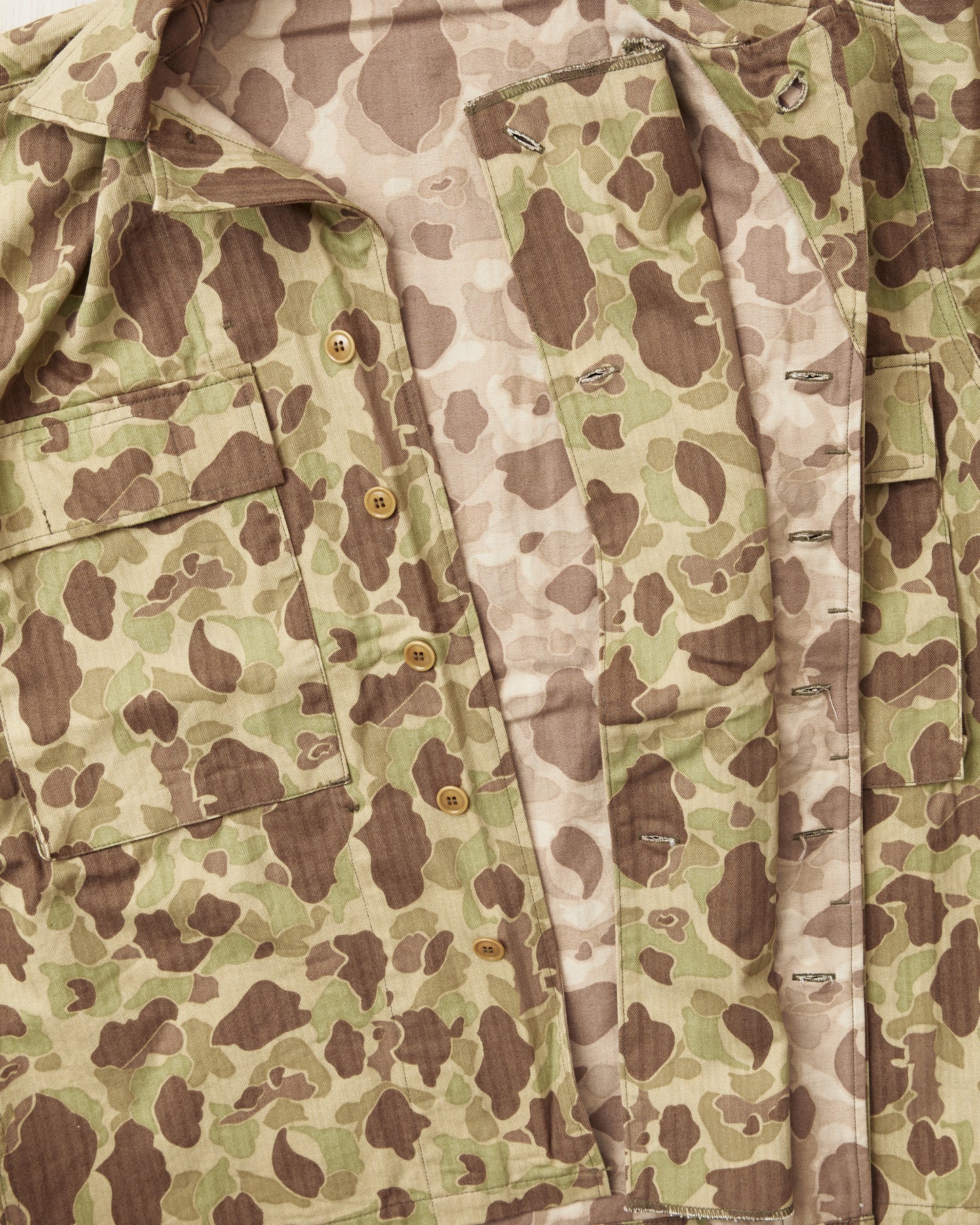 Buzz Rickson's BR15753 Herringbone Twill Frog Skin Camo Jacket