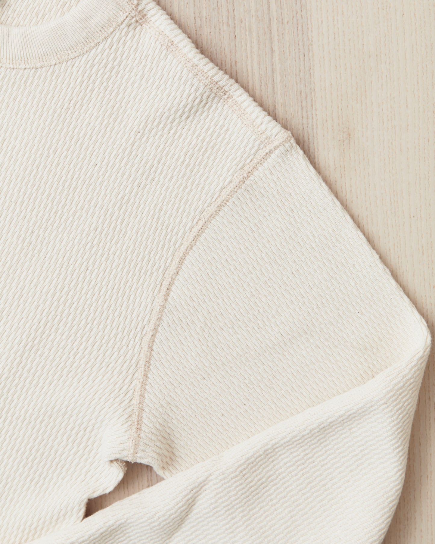 Buzz Rickson's BR63755 Long Sleeve Thermal Shirt White