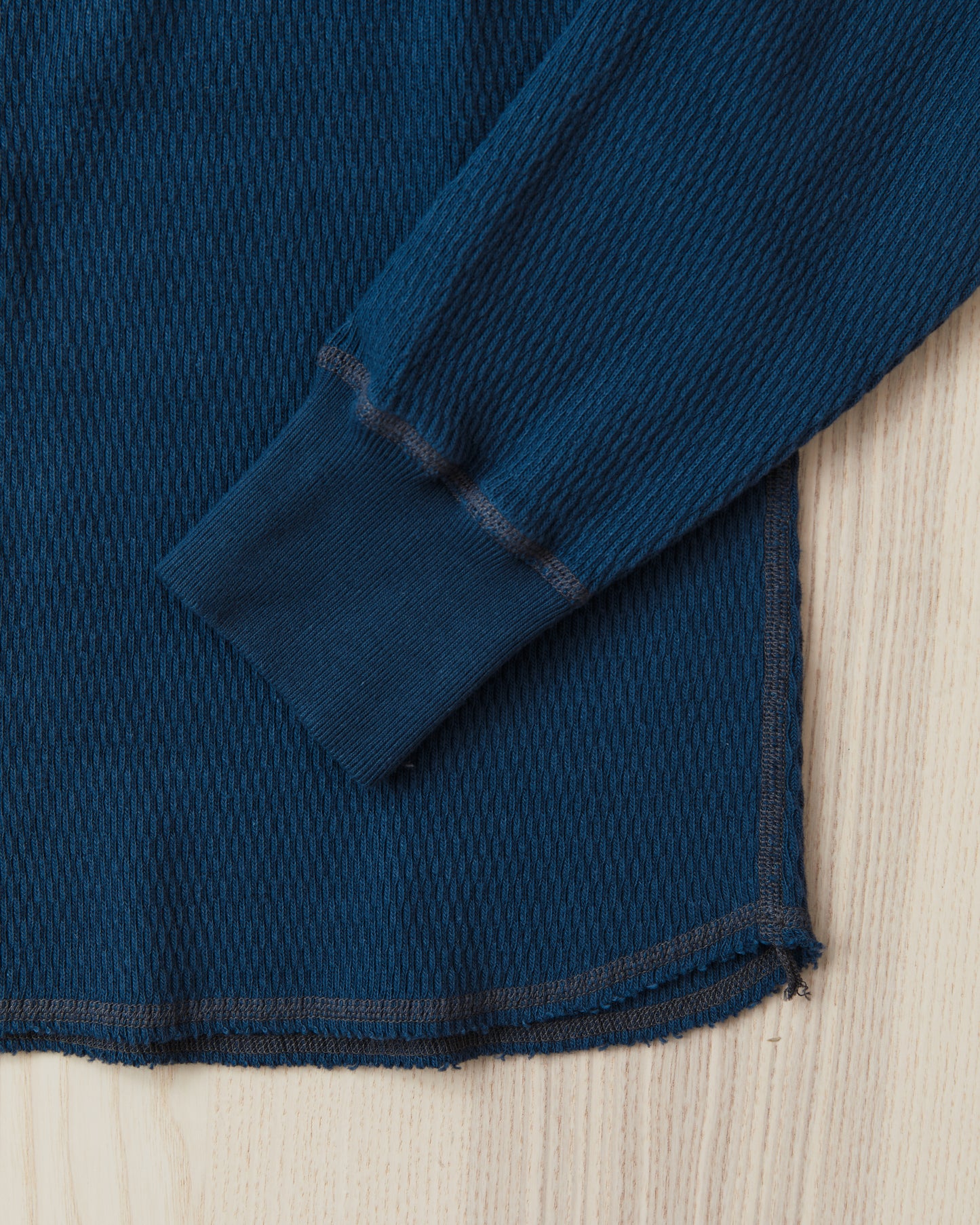 Buzz Rickson's BR63755 Long Sleeve Thermal Shirt Navy